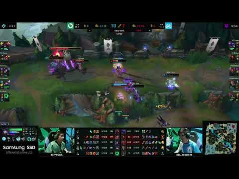 C9 BERSERKER DRAVEN QUADRA KILL!!! - C9 VS FLY | #lcs