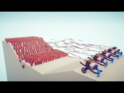 5x BALLISTA HWACHA vs 100x EVERY UNIT - Totally Accurate Battle Simulator TABS
