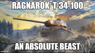 Ragnarok T-34-100  An Absolute Beast! ll Wot Console