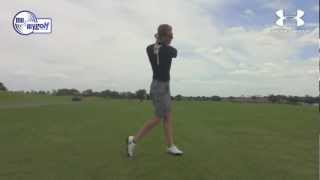 Improve your swing speed with the "swoosh drill"
