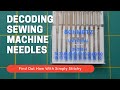 Cracking the Needle Code: A Guide to Reading Sewing Machine Needle Packets