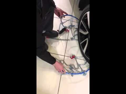 Mettre des chaînes à neige thule xg12 sur un Nissan qashqai