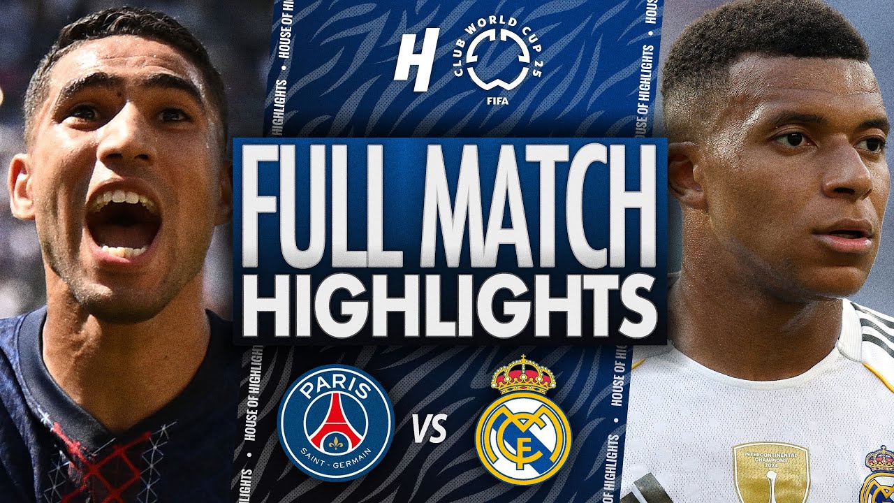 PSG vs Real Madrid - FULL Match Highlights & Goals | 2025 FIFA Club World Cup Semifinals ⚽🔥