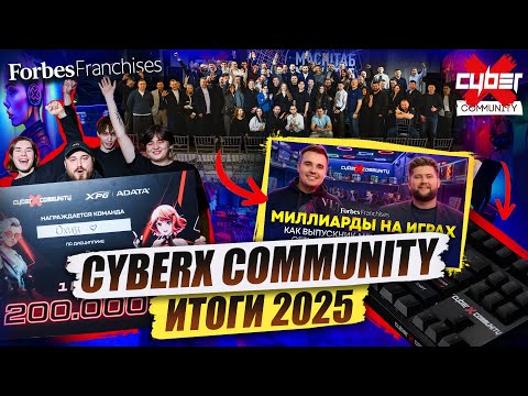 What have we achieved for the CyberX Community network in 2025? Business computer club