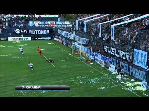 Gol de Lucas Gamba.Independiente RM 1 Independiente 0. Fecha 26.Torneo Primera B Nacional.FPT