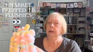 NEW RECORD, 18 PLUSHIES MADE THIS WEEK!  😯