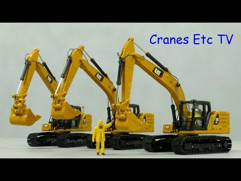 Diecast Masters Caterpillar 320, 320GC and 323 Excavators by Cranes Etc TV