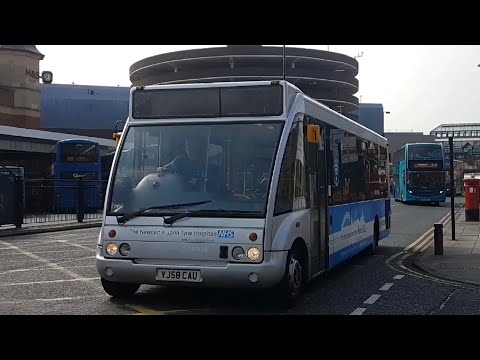Like a Racing Car: Route 46 | YJ58CAU/2845 - Arriva Northumbria: Optare Solo M950/Optare