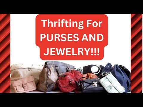 THRIFTING FOR PURSES AND JEWELRY!!! HEIDI DAUS JEWELRY!!!