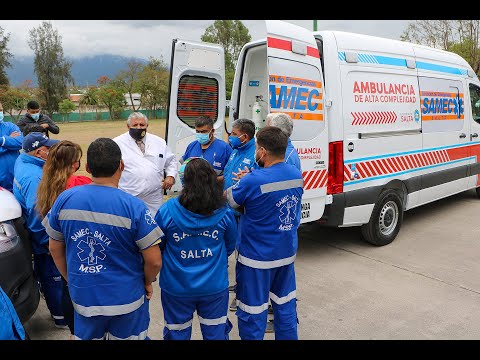 Esteban: “Las ambulancias mejorarán la calidad asistencial y el tiempo de evacuación para un traslado inmediato”