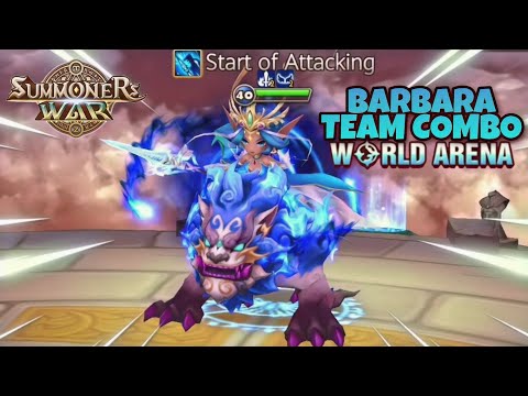Barbara Team Combo in World Arena Ep. 6 - Summoners War