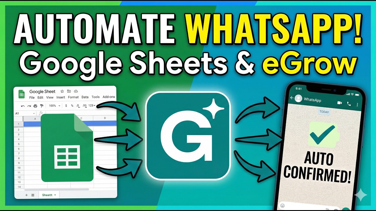 Google Sheet x Whatsapp Auto Confirmation