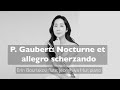 P. Gaubert: Nocturne et allegro scherzando for flute and piano