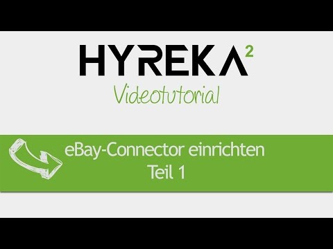Hyreka Warenwirtschaft :: eBay-Connector einrichten