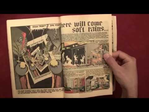 Reading Comics: Weird Science-Fantasy Annual #2, EC, 1953, Ray Bradbury, Wally Wood -- ASMR Video