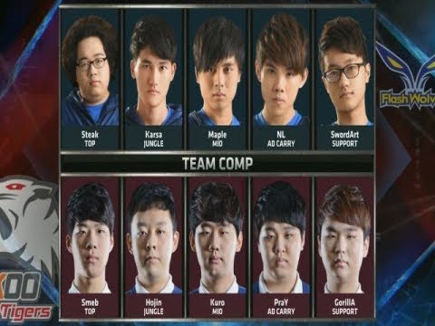 Flash Wolves vs KOO Tigers Highlights / LoL 2015 S5 World Championship Group Stage Day 2 Game 5