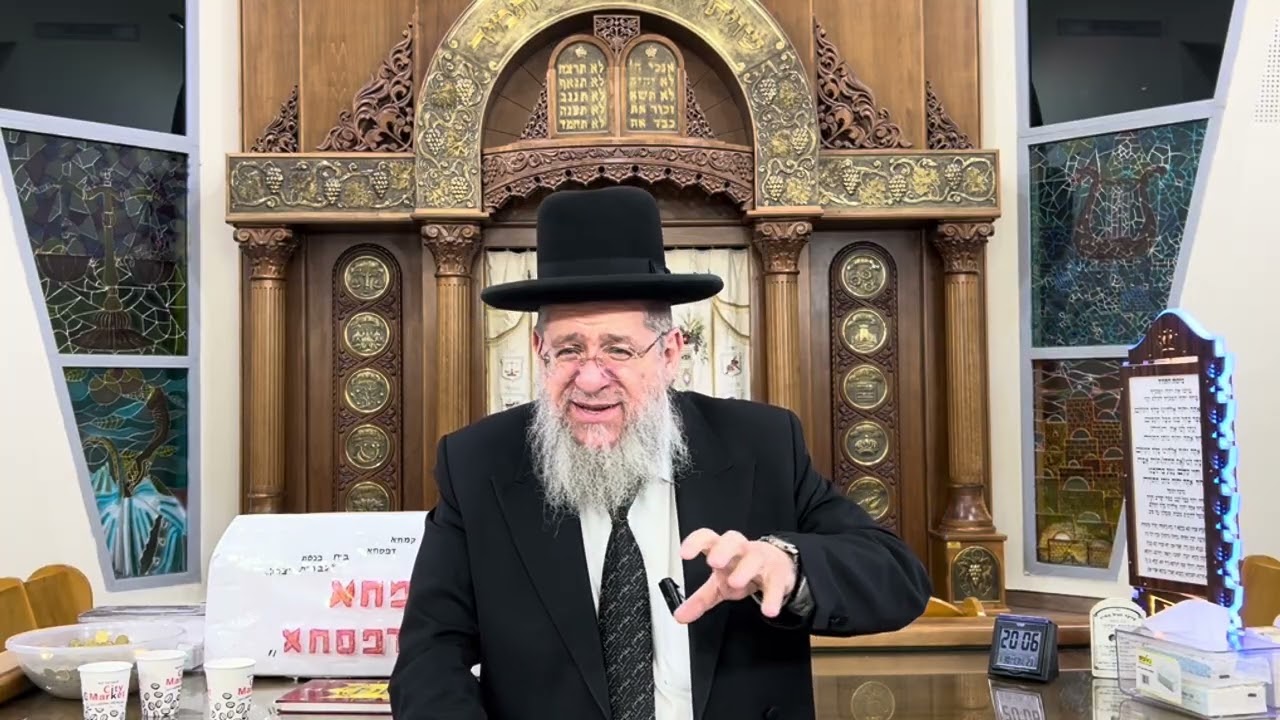 הרב יצחק דיין | פסח | התשפ״ו | סימני הפסח ומוסר לכל בית בישראל 