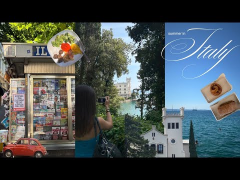 postcard from italy˚.𝜗𝜚⋆ beach days, bakery stops & lots of ice cream