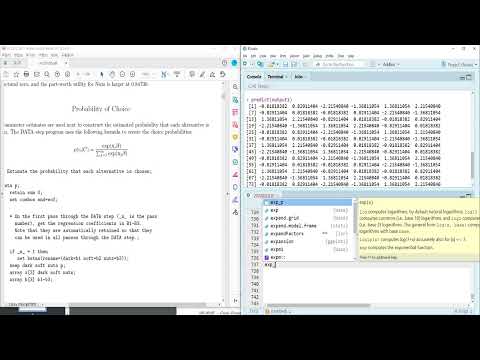 605 Discrete Choice Conjoint Analysis with multinomial model in R