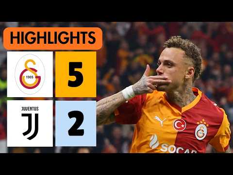 Galatasaray 5-2 Juventus 🔥 Highlights & Goals | UEFA Champions League