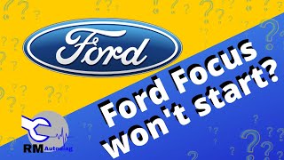 Ford Focus mk2 2008 not starting, instrument panel fault? U1900