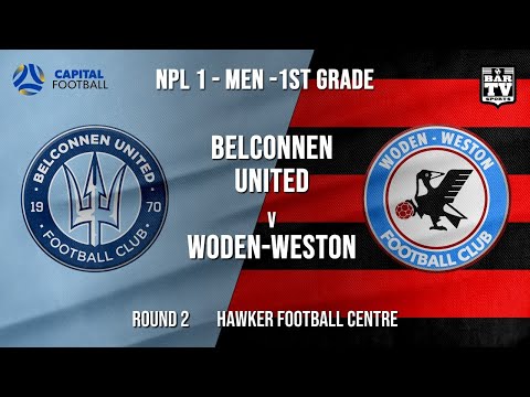 NPL1 Men - 1st Grade - Capital Football  - ROUND 2 - Belconnen United FC vs Woden-Weston FC