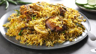 Fish biryani