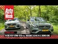 Mercedes E300de vs. Volvo V90 T8 - AutoWeek Dubbeltest - English subtitles
