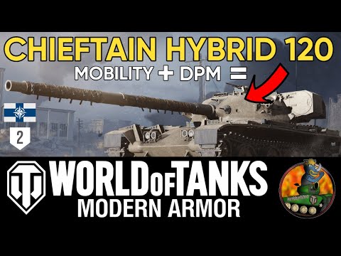 CHIEFTAIN HYBRID 120 II Insane DPM! II Tank Review II WoT Console Allegiance Season