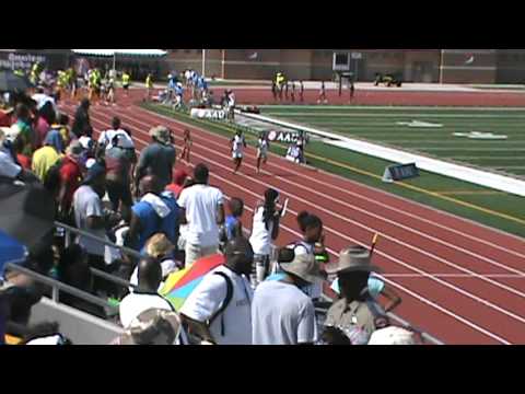 All Heart TC AAU Junior Olympics 2012   Jadaja 100m QF