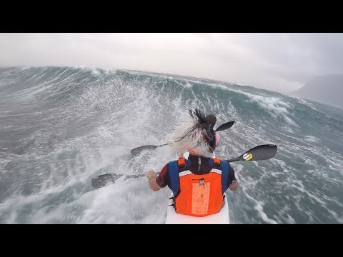 Amazing Winter Downwind Paddling Mania
