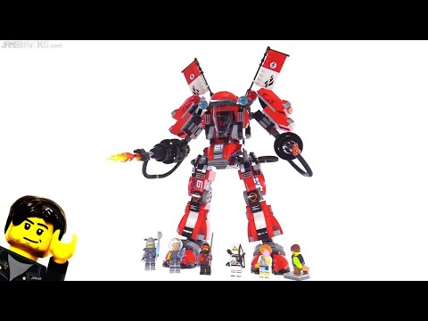 🔄 LEGO Ninjago Movie 2017 Fire Mech review 🔥 70615 re upload