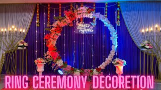 Engegment 💍Decoration| ring Ceremony Decoration | साखरपुढा