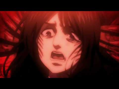 Shingeki No Kyojin Season 4 Parte 2 - Eren habla con Ymir y activa el retumbar (Español latino)