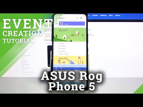 How to Add Event to Calendar in ASUS Rog Phone 5 – Google Calendar