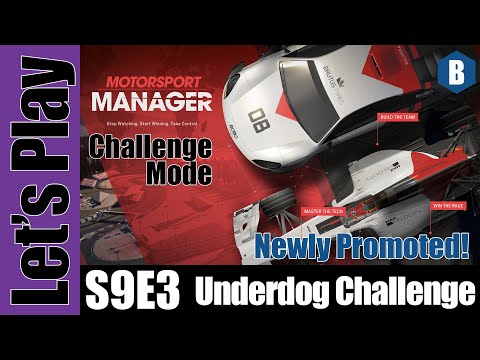 Let's Play: Motorsport Manager - Underdog Challenge [Promoted!] - S9E3 - Hard/Realistic Difficulty