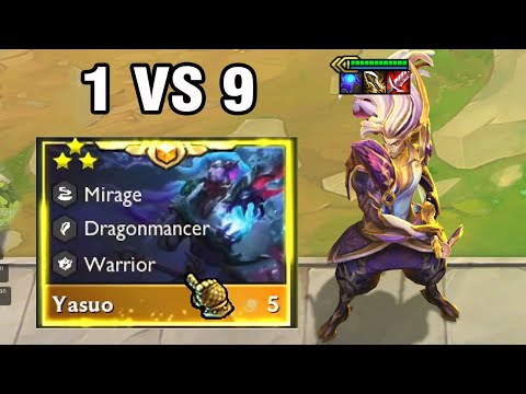 YASUO 1 VS 9 !!!!