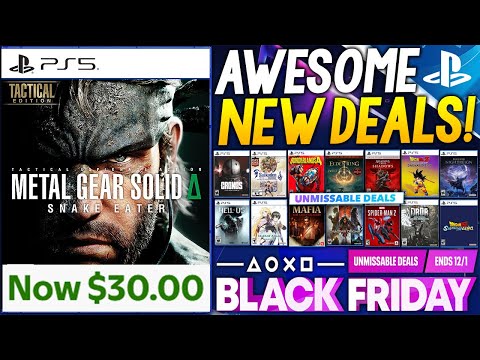 Awesome BLACK FRIDAY 2025 PlayStation GAME DEALS RIGHT NOW - NEW GREAT PS5 GAMES CHEAP!