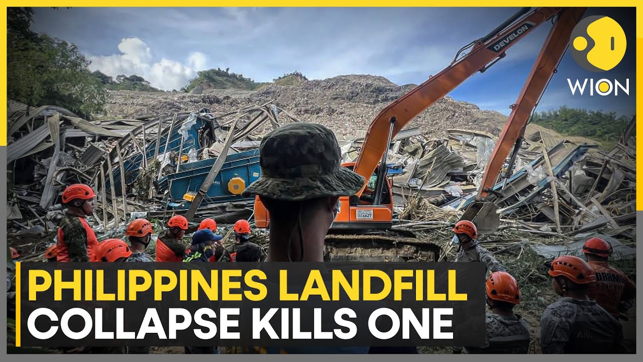 Philippines Landfill Collapse Kills One, Dozens Missing in Cebu | WION