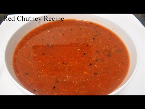 Red Chutney Recipe , Afghan Red Chutney For Kabobs Tomato Chutney, Hot Sauce چتنی سرخ برای کباب