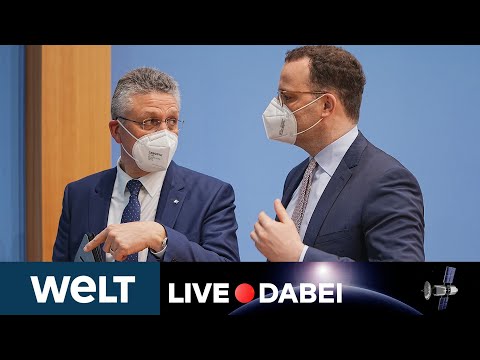 CORONA-LAGE in Deutschland: Briefing von Jens Spahn & Lothar H. Wieler | WELT LIVE DABEI