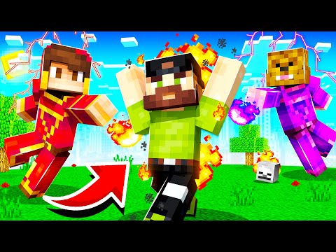 Henwy - Playing as MAGIC FIRE WIZARD in Camp Minecraft! (OVERPOWERED)