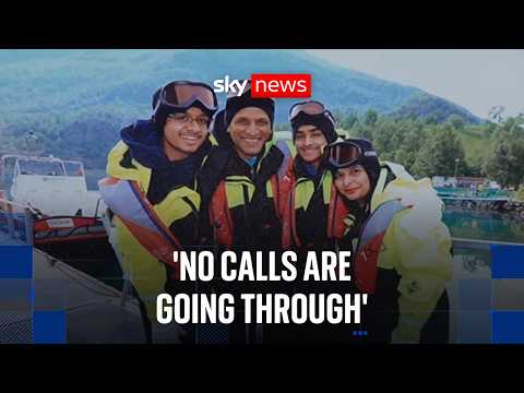 Son of British nationals says his parents cleared border just 15 minutes before landslide