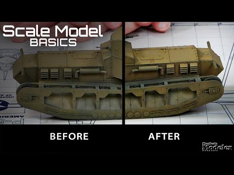 Scale Model Basics: How to drybrush scale models