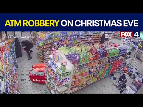 ATM drug through store in failed Christmas Eve robbery