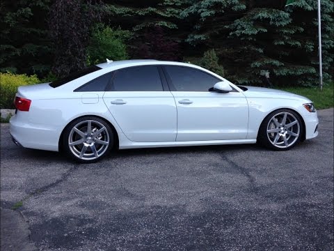 Audi A6 S-Line Vossen CV7 20" Wheels, H&R Lowering