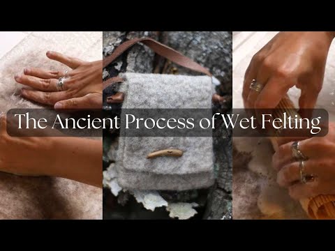 Wet Felting a Rustic Bag with Louisiana Wool: A Fun and Easy Project