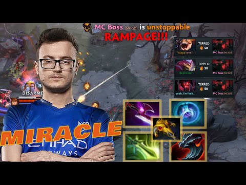 MIRACLE Shadow Fiend BOSS Rampage - Dota2 Pro Gameplay [Watch & Learn]  #miracle #progameplay