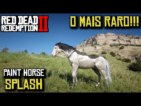 RED DEAD REDEMPTION 2 | O Raríssimo Cavalo PAINT HORSE BRANCO SPLASH | Onde ENCONTRAR! PT-BR