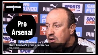 In full: Rafa Benitez's pre-match press conference